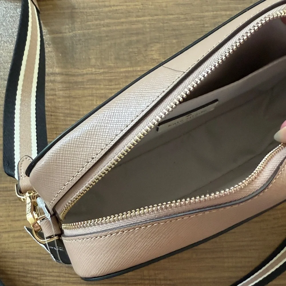 Kate Spade Cream and Black Crossbody Bag